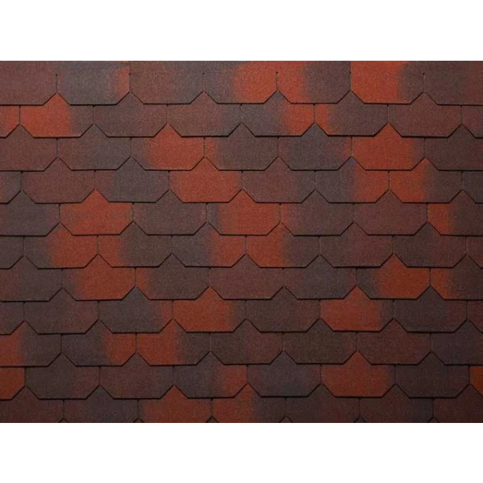 Гибкая черепица Тегола Premium Либерти Красный испания