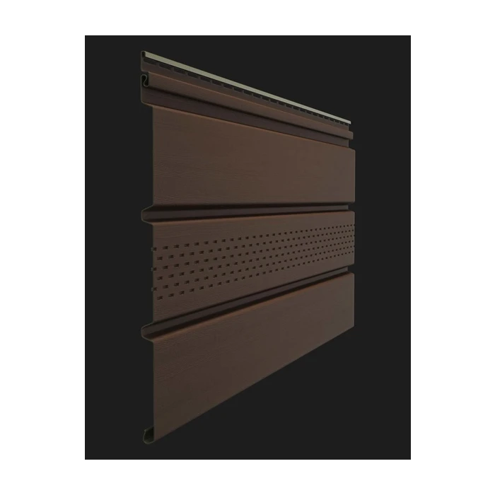 Софит Docke PREMIUM T4 с центральной перфорацией, каштан